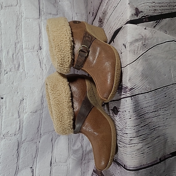 Leather Wedge Boots - Picture 3 of 10